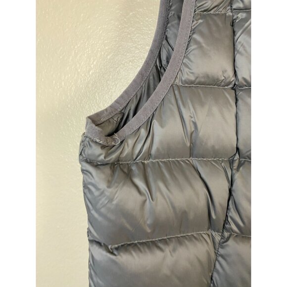 Charter Club Gray Puffer Vest XL Lightweight Nylon Down Insulated Sleeveless Wom - Picture 12 of 14
